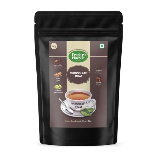 Fresh n Flavour Chocolate CTC Chai 250g pouch front