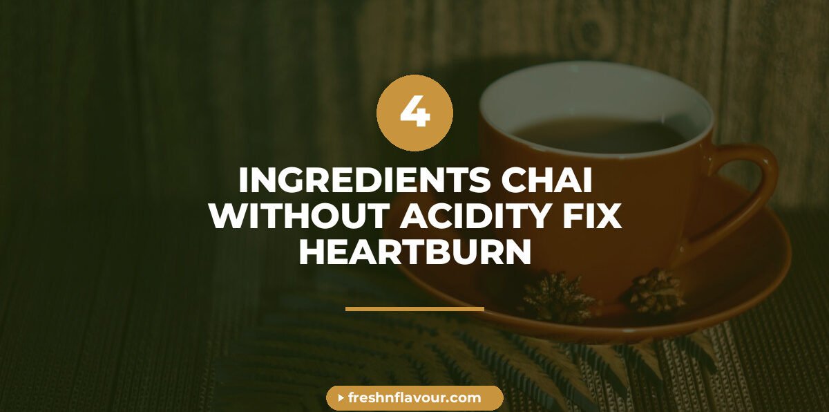 Golden chai without acidity in clear glass cup with whole lemongrass, green cardamom, spearmint leav