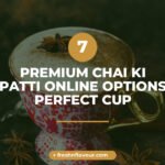 Premium hand-blended chai ki patti with whole spices including cardamom, ginger, and lemongrass in a