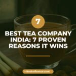 Steaming cup of chai representing the best tea company in India hand-blending real spices
