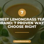 Cup of chai from the best lemongrass tea brand with fresh lemongrass and cardamom