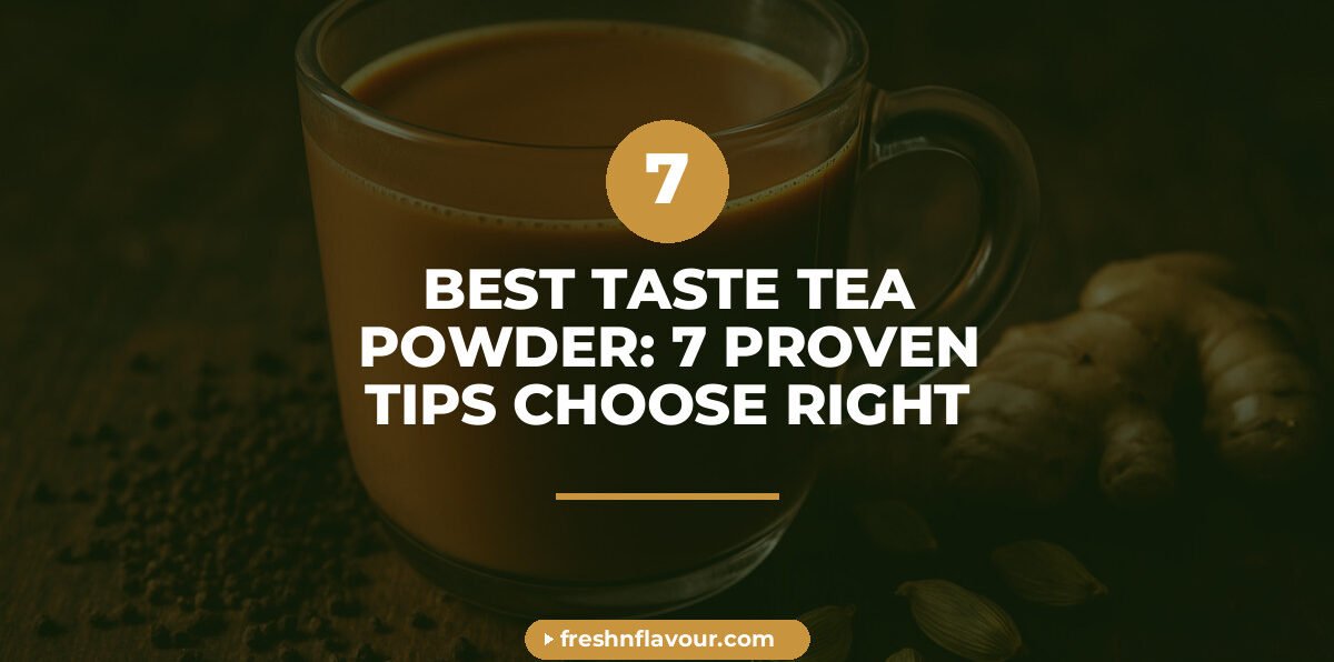 Cup of strong chai made from best taste tea powder with cardamom and ginger