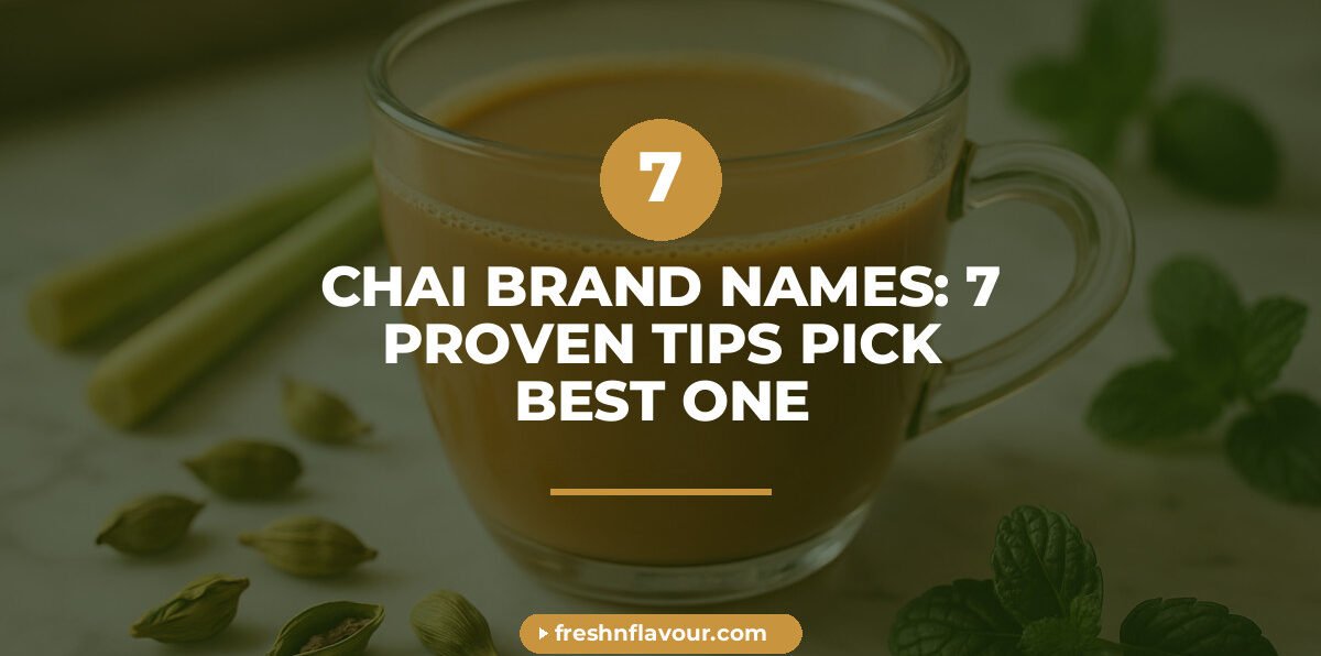 Cup of masala chai representing how to choose among chai brand names