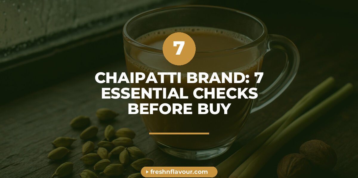 Chaipatti brand comparison showing fresh whole spices and brewed masala chai