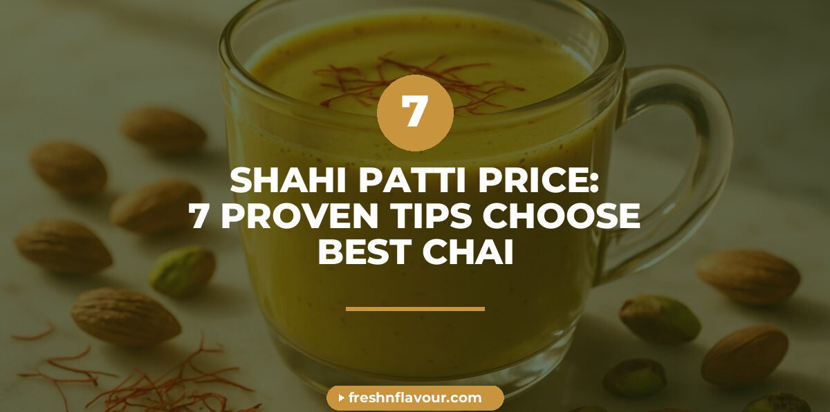 Golden saffron chai showing why shahi patti price reflects real ingredient quality