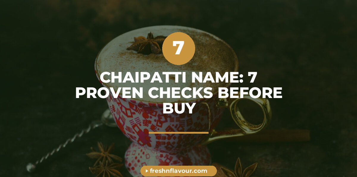 Loose chaipatti name blend with cardamom and lemongrass on wooden table