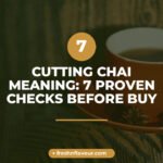 Small glass of strong cutting chai illustrating cutting chai meaning with ginger and cardamom