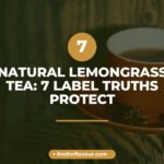Natural lemongrass tea with whole lemongrass stalks and loose Assam tea leaves