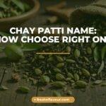 Loose chay patti name tea leaves with cardamom and ginger for choosing the right chai blend