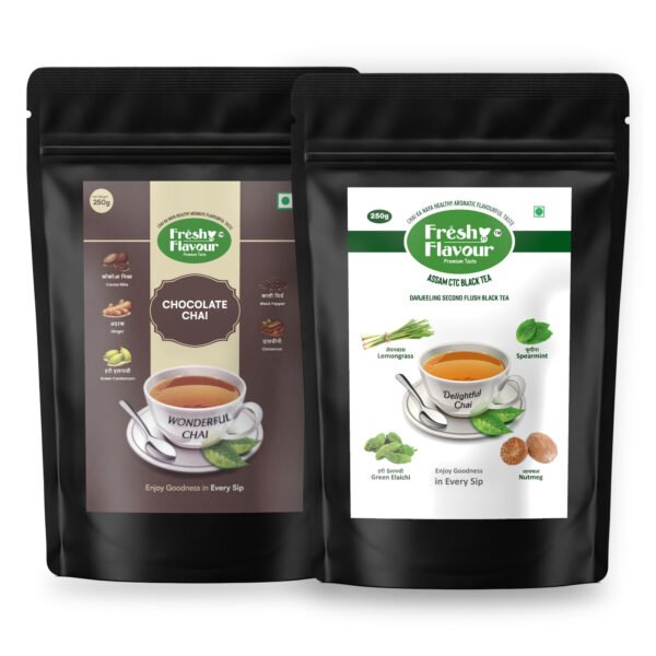 Fresh n Flavour Sweet Tooth Pair: Delightful + Chocolate Chai Combo — 500g (250g + 250g)